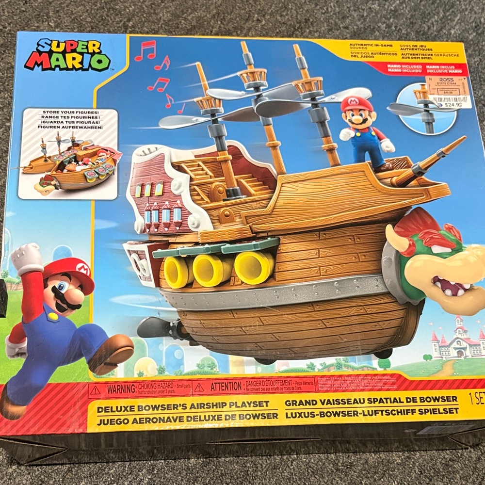 Super Mario bowsers play ship never opened